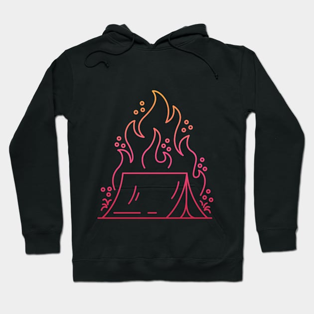 Campfire Hoodie by VEKTORKITA